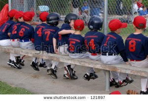 stock-photo-a-row-of-baseball-players-121897
